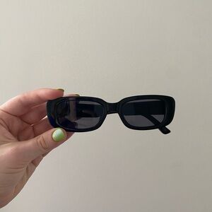 Rectangle Black Sunglasses